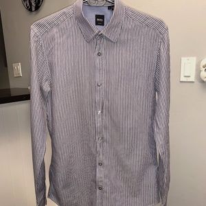 HUGO BOSS Slim Fit Men's Dress Shirt